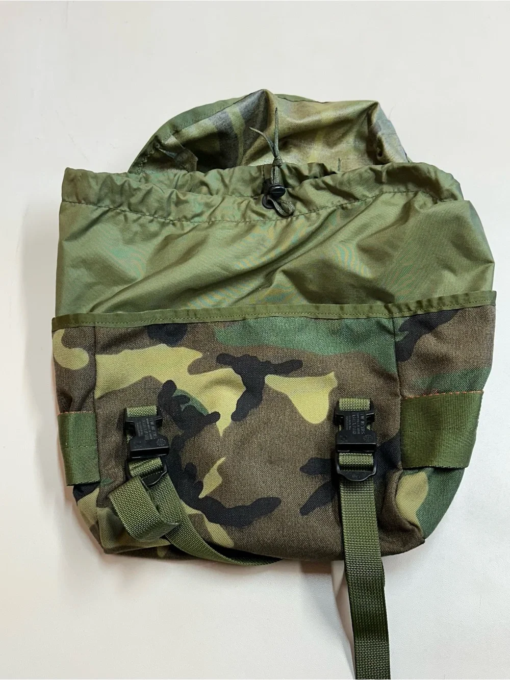 US Military Issue Woodland Camouflage MOLLE Field Training Alice Butt Pack